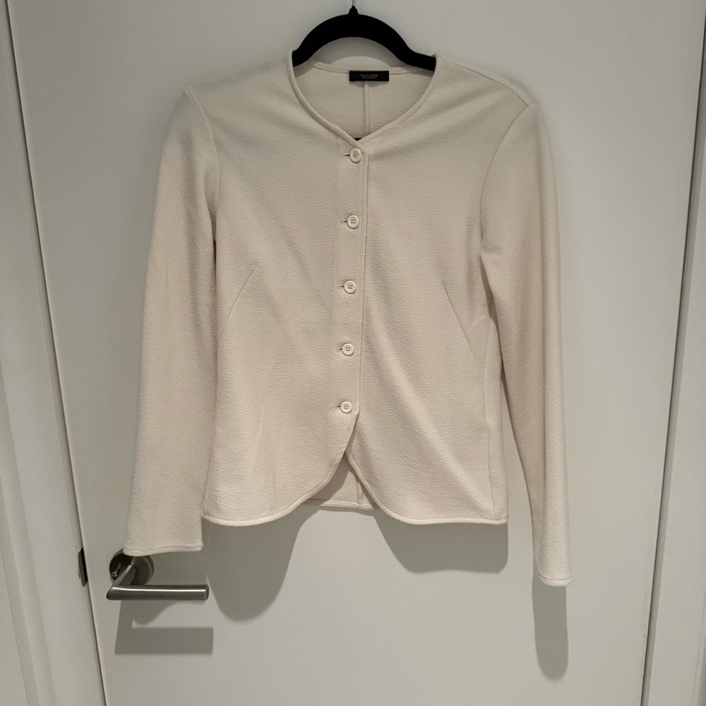 Massimo Dutti Sculpted Blazer Cardigan
